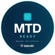 MTD Ready badge, dark version