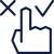 Cursor-Choose tick cross