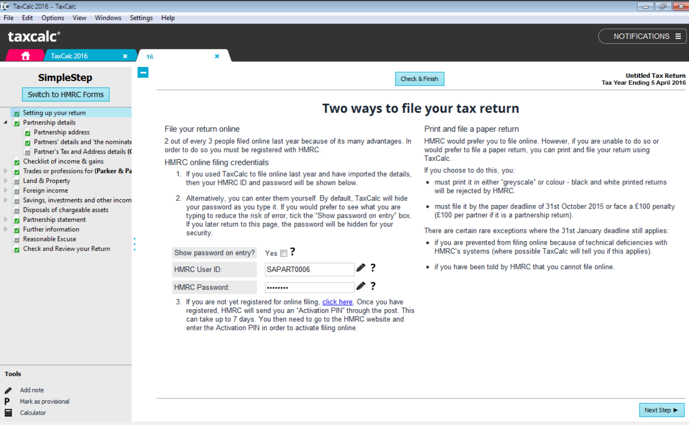 Partnership tax 3