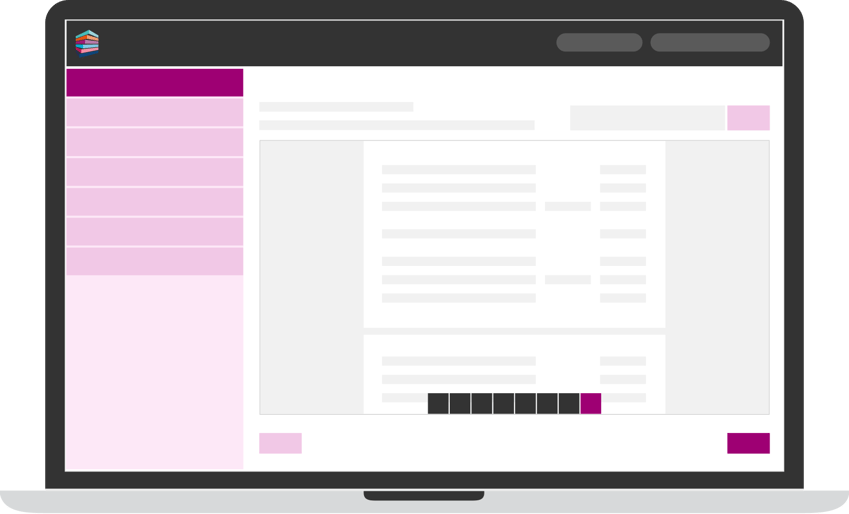 Accounts Production 1 - Simplified interface