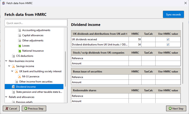 data fetch from HMRC MTD end of year
