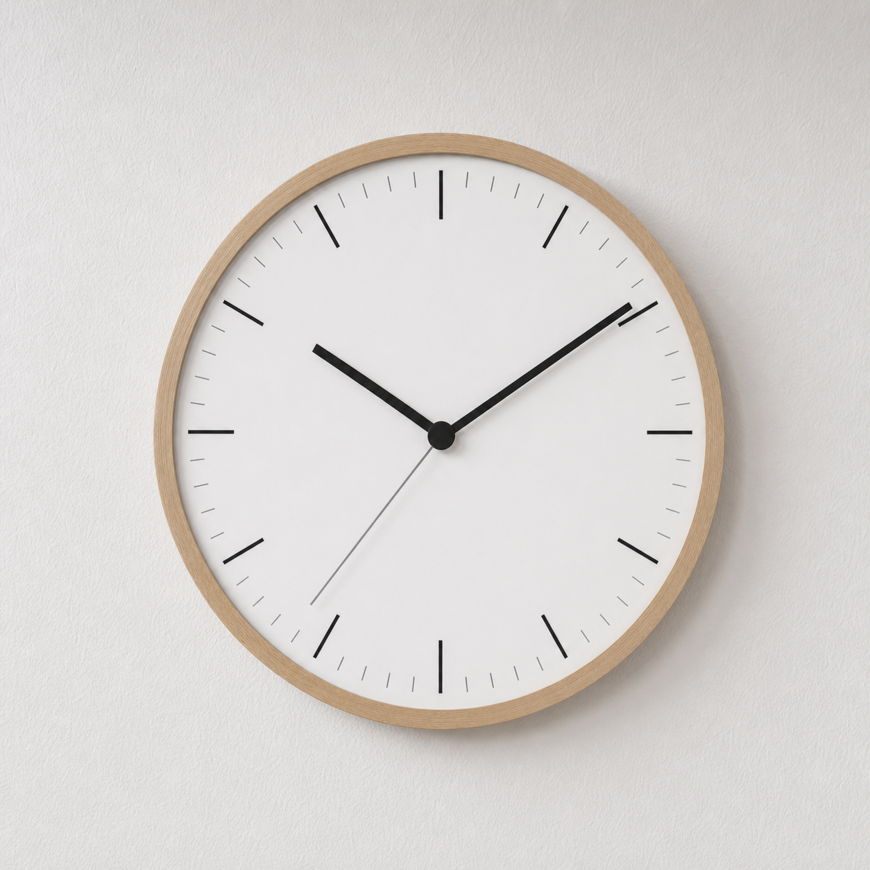 Modern Scandi Clock on Wall-1
