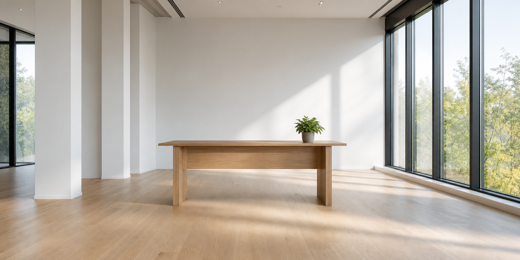 Modern Scandinavian Empty Office