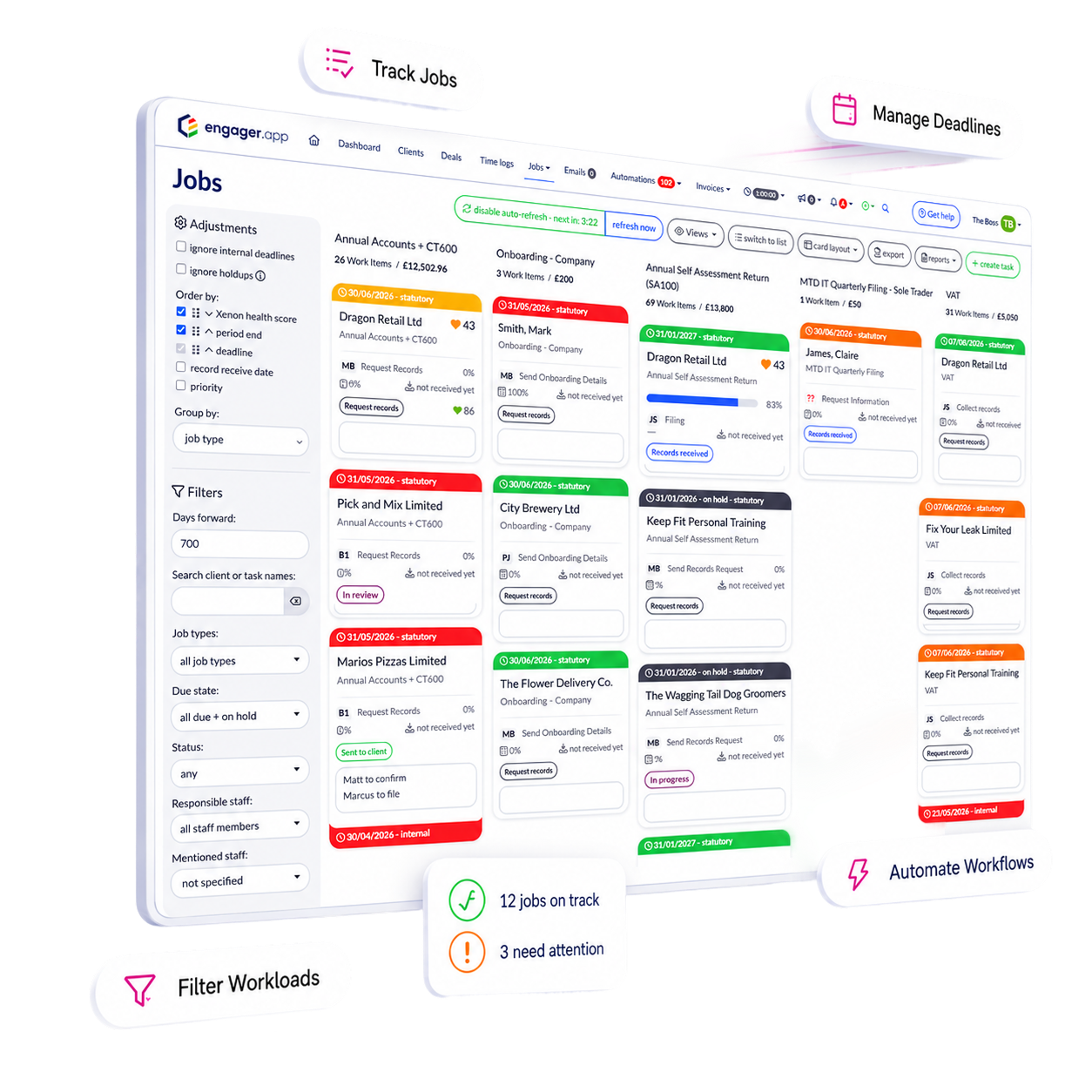 Engager's Kanban Board