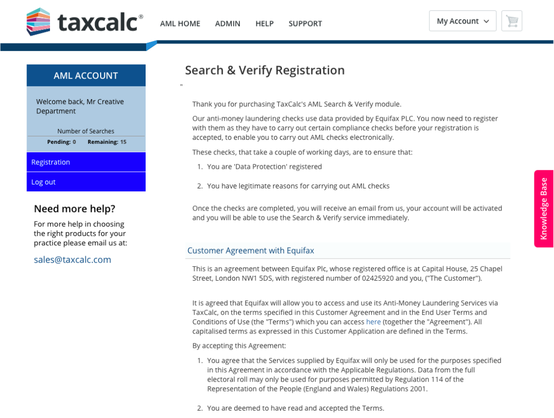 AML checking_online-registration