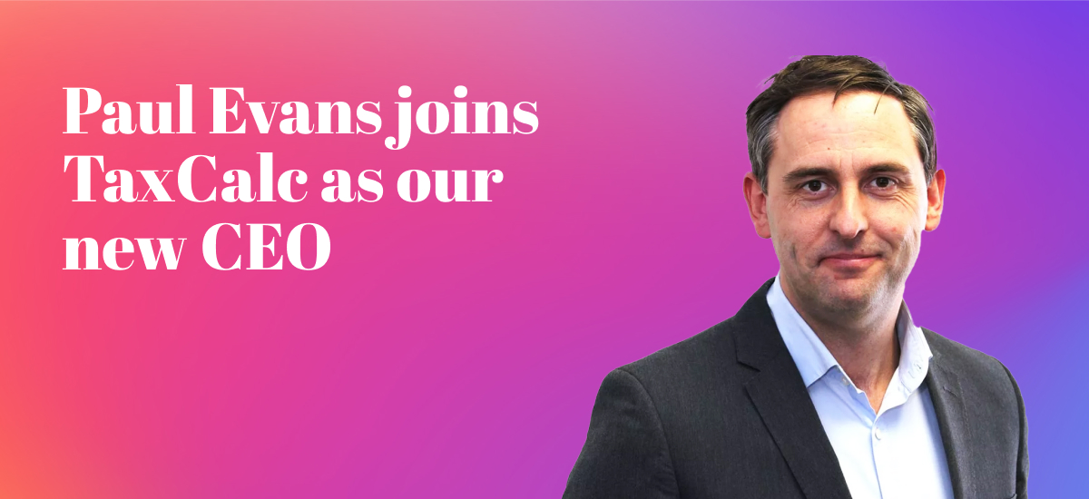 Paul Evans appointed TaxCalc CEO