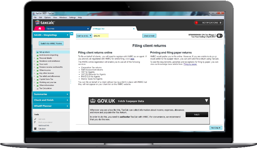 HMRC Fetch API