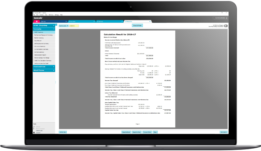 Updated Self Assessment Reports