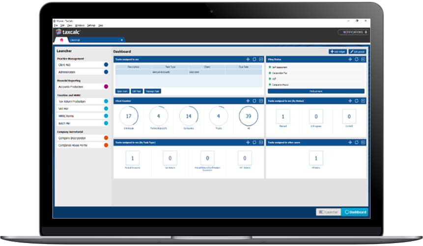 TaxCalc Dashboard
