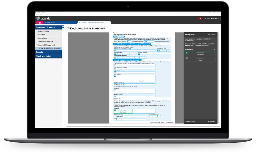 eSign Centre - electronic document signing