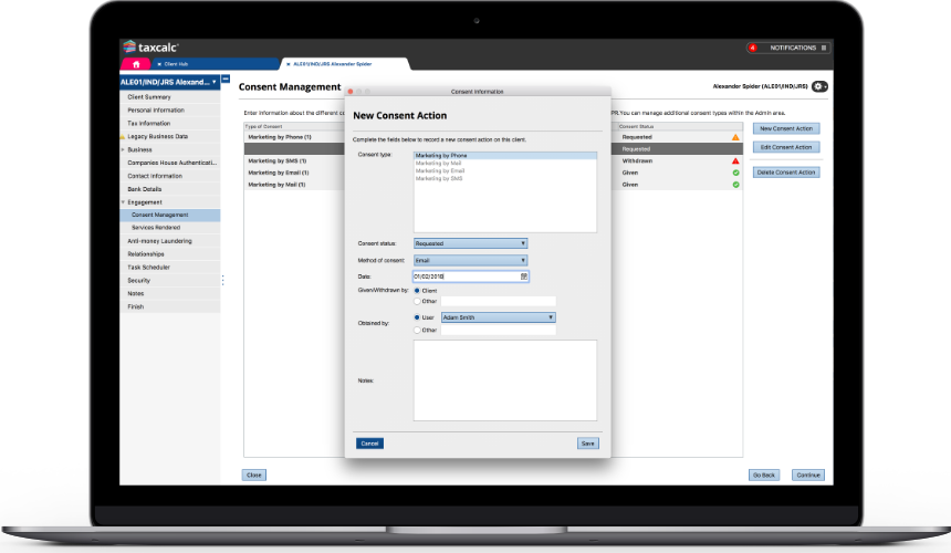 GDPR Consent Management